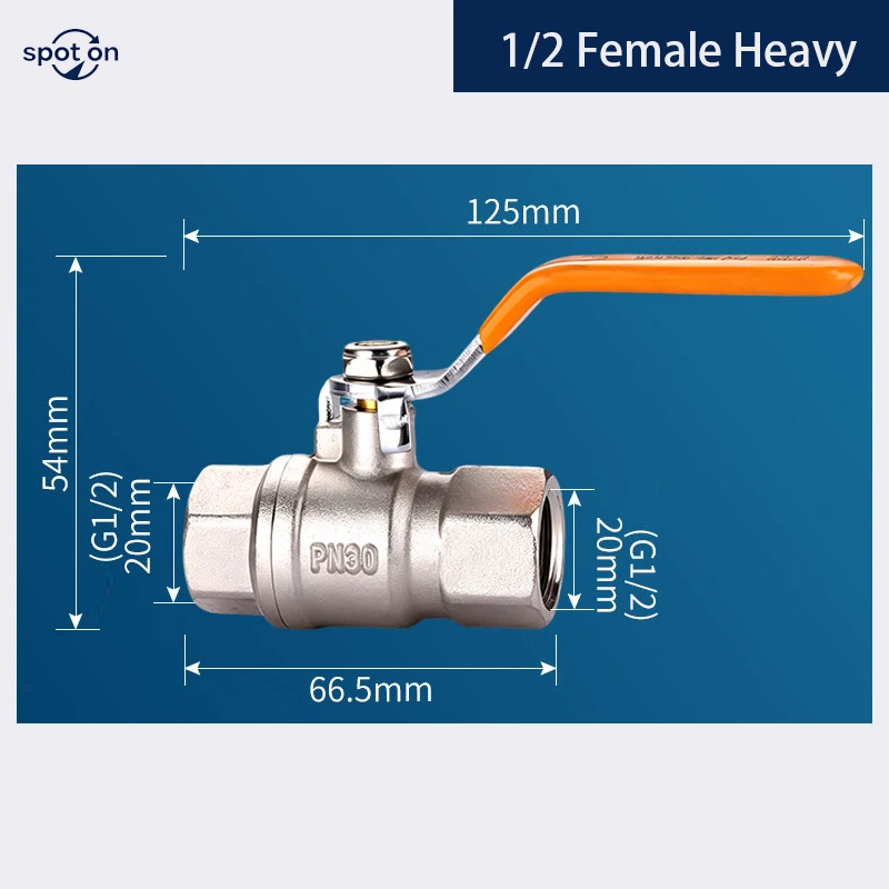 1/2 Male/Female  Thread Forged Steel Explosion-proof Gas Ball Valve Pipe Fitting Connector Adapter For Fuel Gas