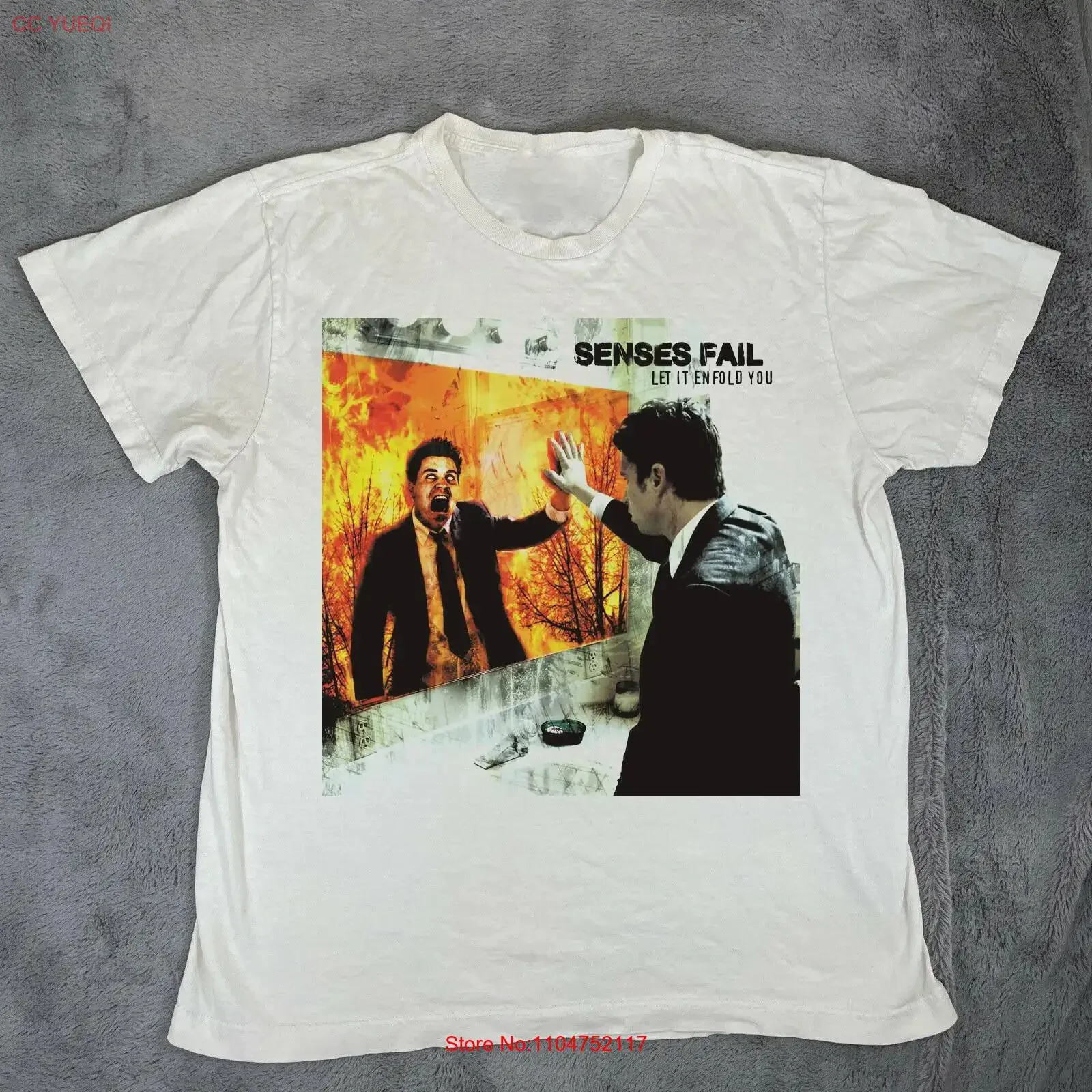 Senses Fail Band Let It Enfold You T Shirt Full Size S 5XL vintage Washed Slightly graphic Unisex Stylish Top For Everyday Wear