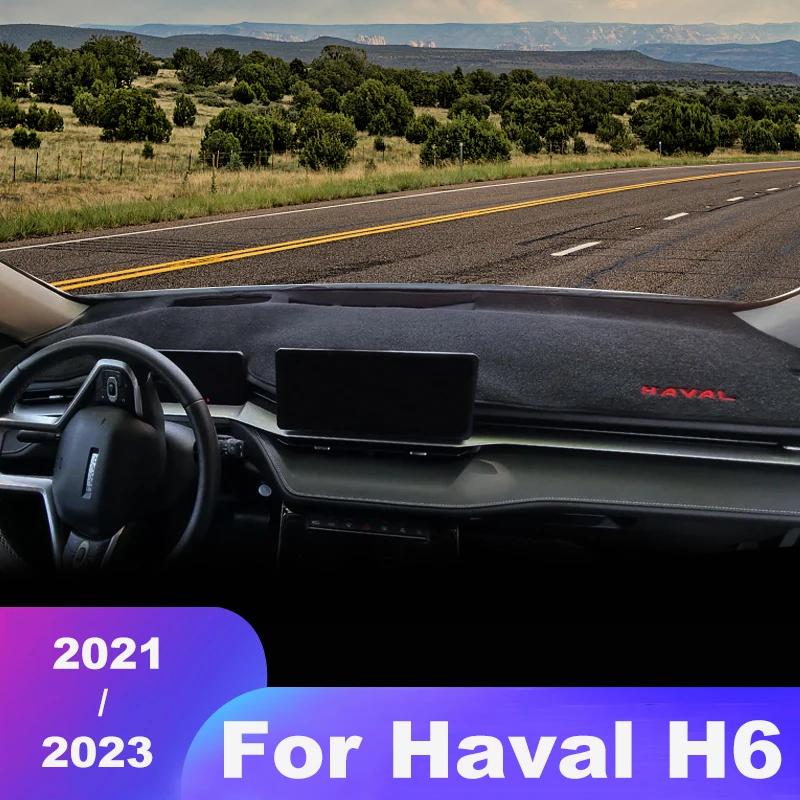 For Haval H6 3rd Gen 2021 2022 2023 DHT-PHEV Car Dashboard Avoid Light Pads Instrument Platform Cover Mats Carpets Accessories