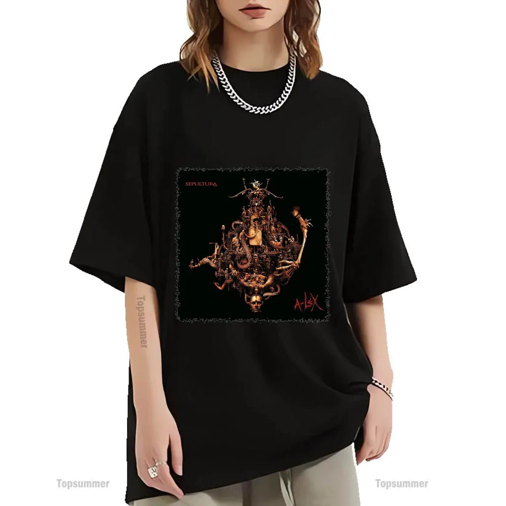 Camiseta de a-lex Album para mujer, ropa de calle de Rock, camisetas de manga corta, camisetas con estampado gráfico