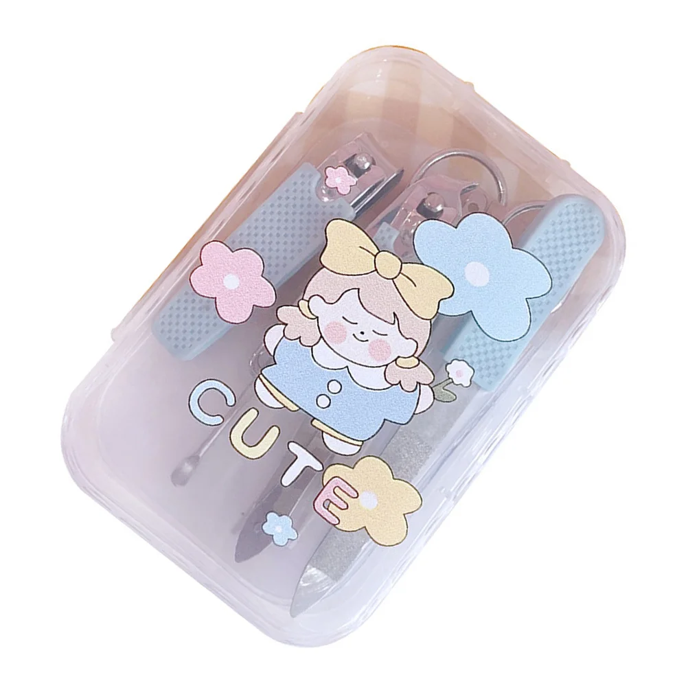 1 set tagliaunghie professionale set manicure multifunzione pedicure kit per toelettatura strumenti per unghie e unghie dei piedi in acciaio inossidabile