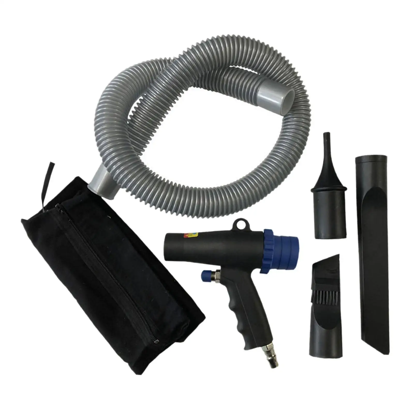 Compressed Air Duster Blower Tube Tool Handheld Air Compressor Kit for Dust Wood Metal Glass