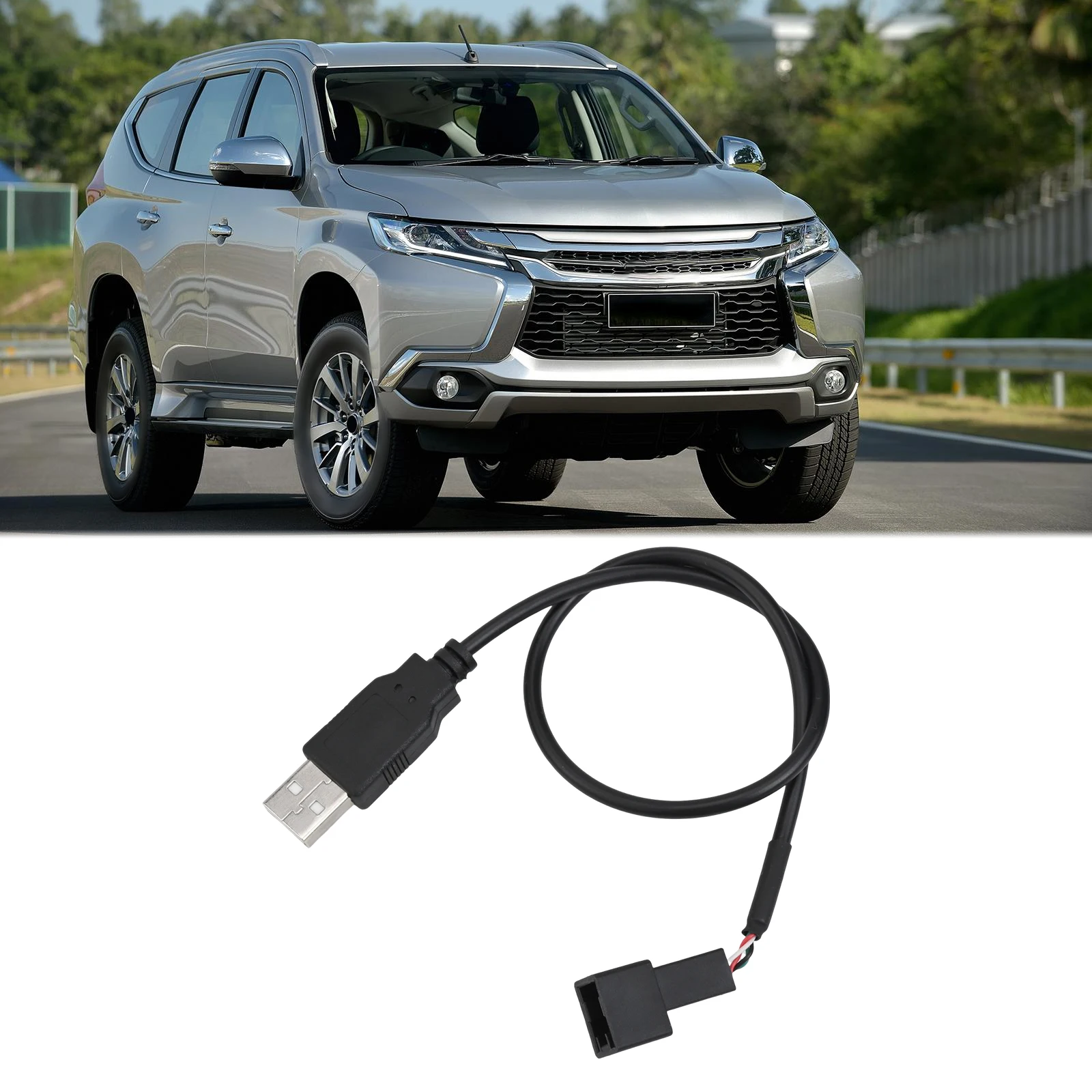 Car USB Cable USB Female Male Cable Practical Installation Process Reliable Connection Suitable For Car USB Interface