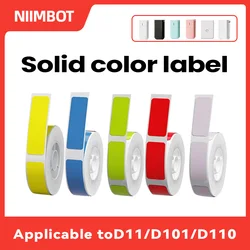 Niimbot-mini impresora térmica portátil de etiquetas, impresora de etiquetas térmica de color, resistente al agua y al aceite, adecuada para D101, D11, y