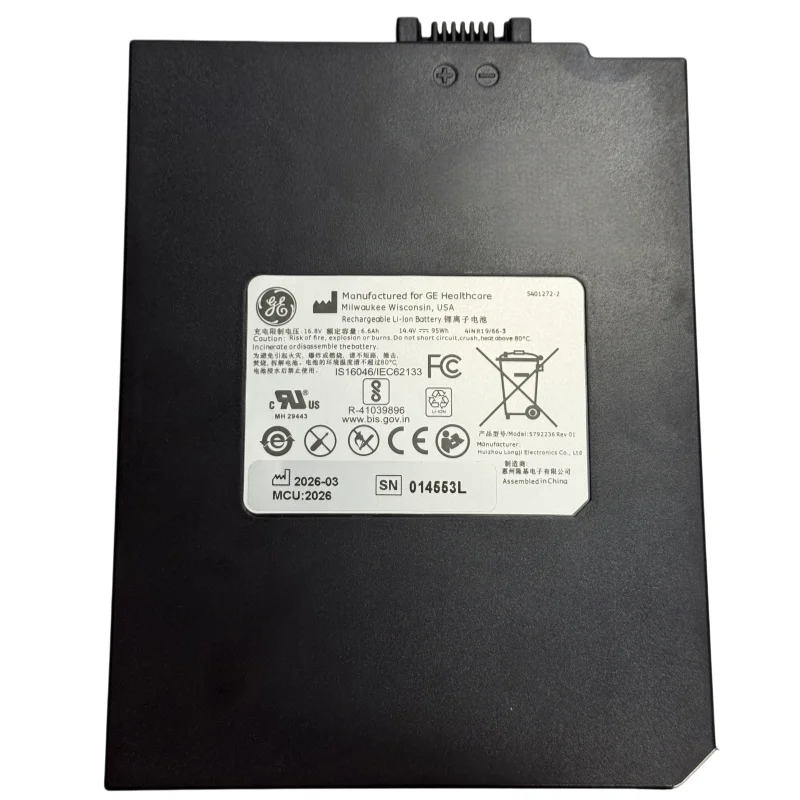 

Аккумулятор 5401269 POWER 5401272 5730471 5792235 5792236 для УЗИ-аппаратов GE Healthcare Voluson E, Voluson-i, VI, VID, Q/VIVID I