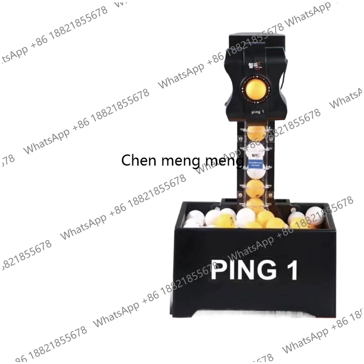 Household single automatic ball trainer, professional service device, table tennis service machine