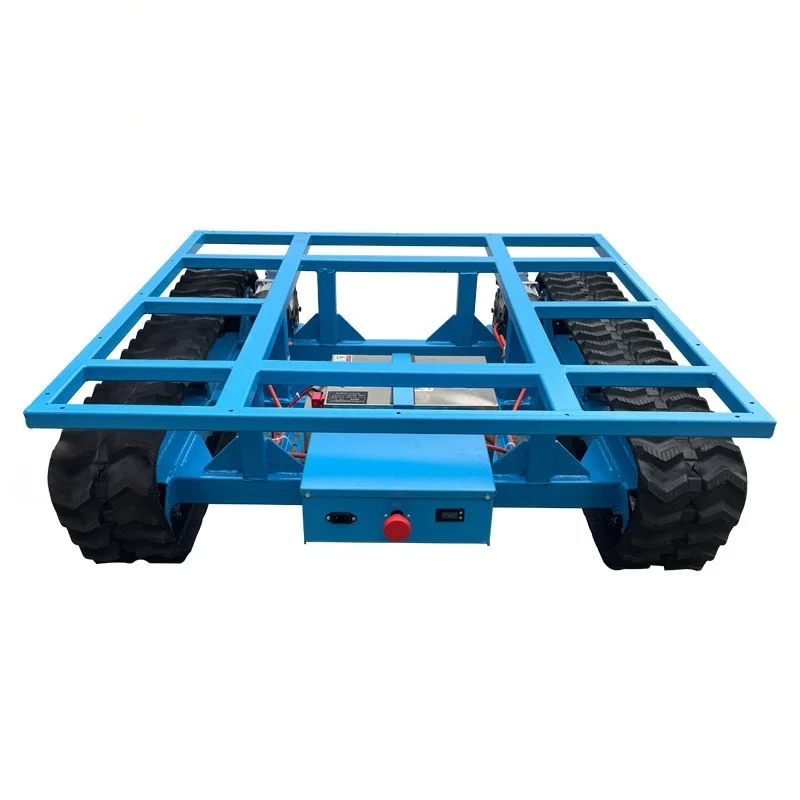 All-terrain intelligent electric track chassis double motor is remote control robot agricultural machinery