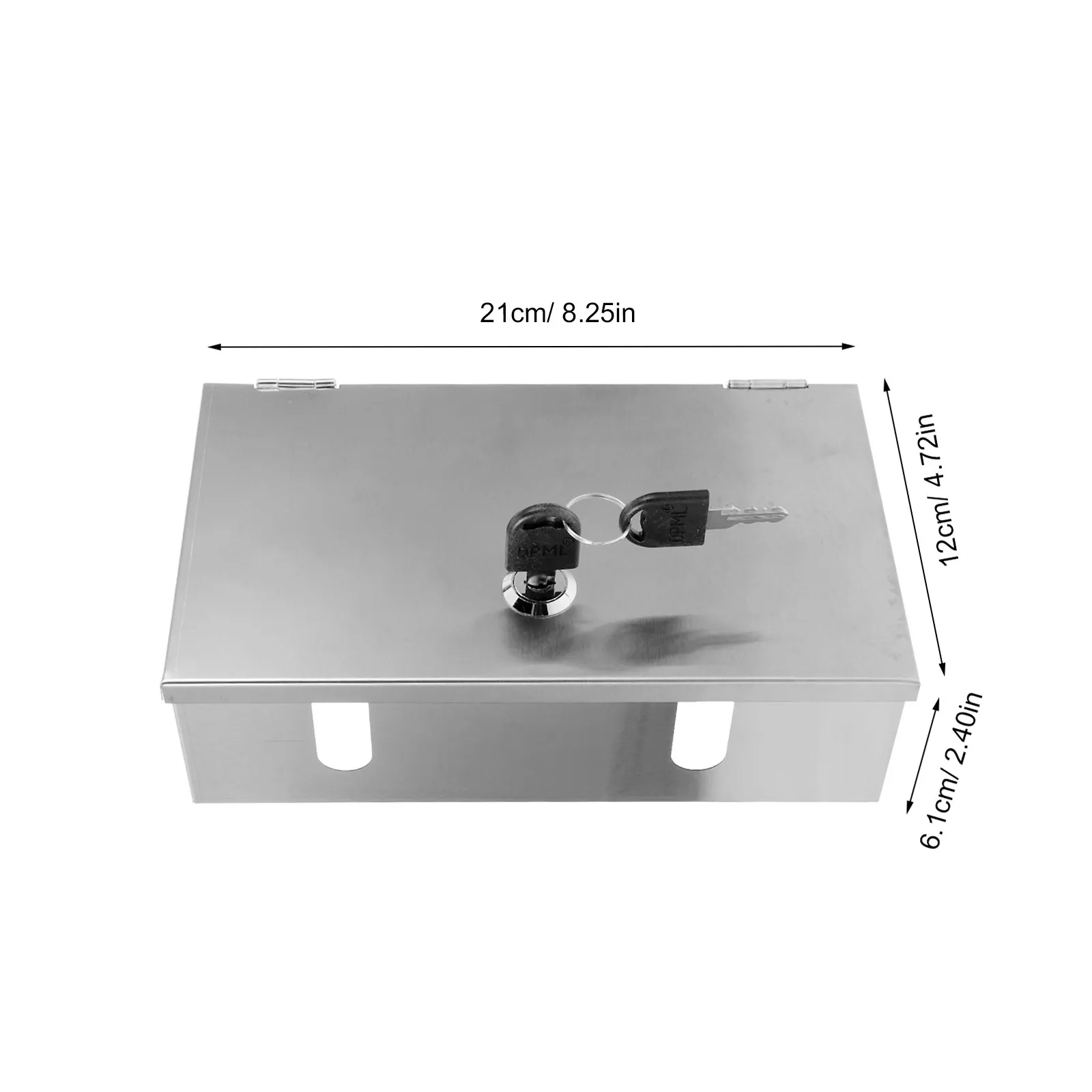 Stainless Steel Outlet Protective Box Weatherproof Lockable Socket Cover for Industrial Outdoor Use Electrical Junction Box