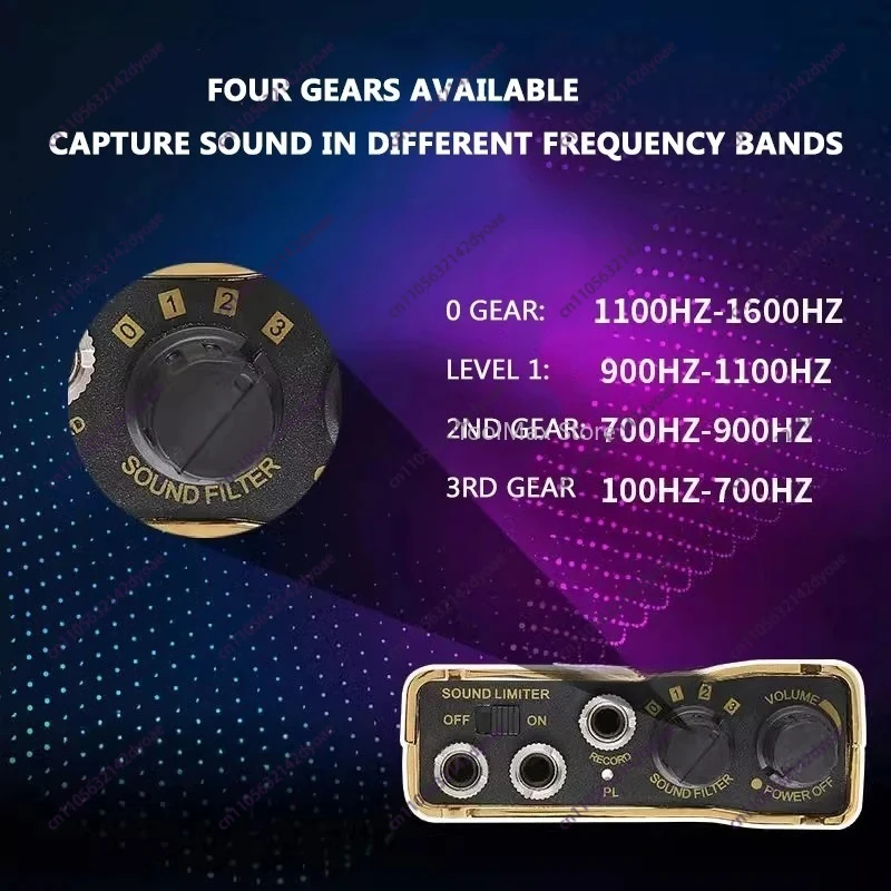 High-Precision Leak Detector Heating Water Pipe Leakage Detection Engine Abnormal Noise Amplification Set Audio Listener F999R