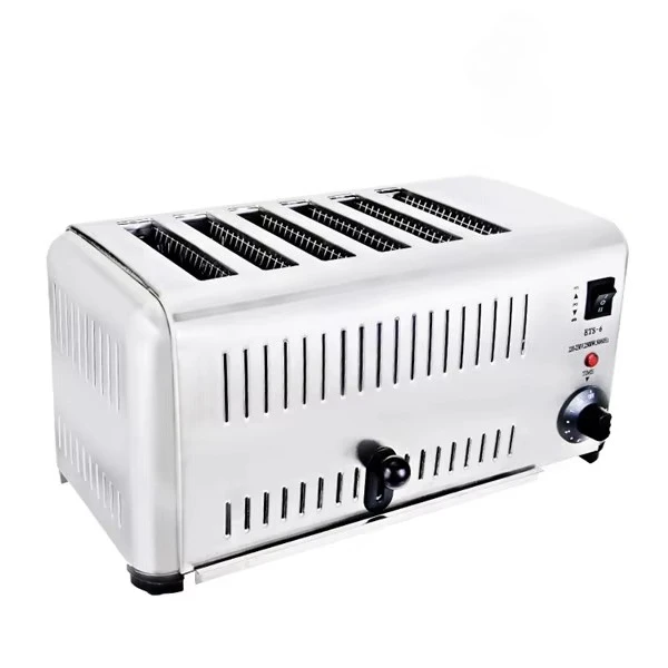 

Factory Price Toaster Stainless Steel 6 Slice Toaster Household Electric Toaster