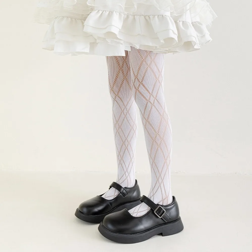 New Mesh Pantyhose Embroidery Thin Tights Breathable Anti Insect Footed Leggings Toddler