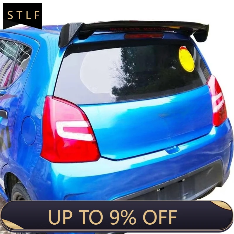 

Universal Carbon Black Tail Wing Assembly GT Style Rear Spoiler for Hatchback Sedan Trunk Kit 21