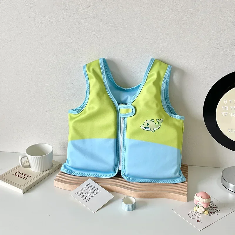 Kids Pool Float Vest Baby Swimwear Sunscreen Swimsuit for Girl Boy Children Swim Safety Assisted Buoyancy Vest Swimming Training