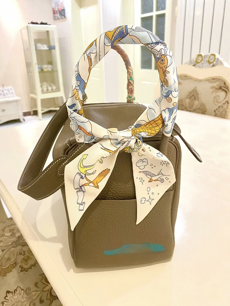 وشاح حريري من تاغكيتا متعدد الاستخدامات كإكسسوار أنيق للطالبات والنساء في منتصف العمر في الشتاء والصيف #3