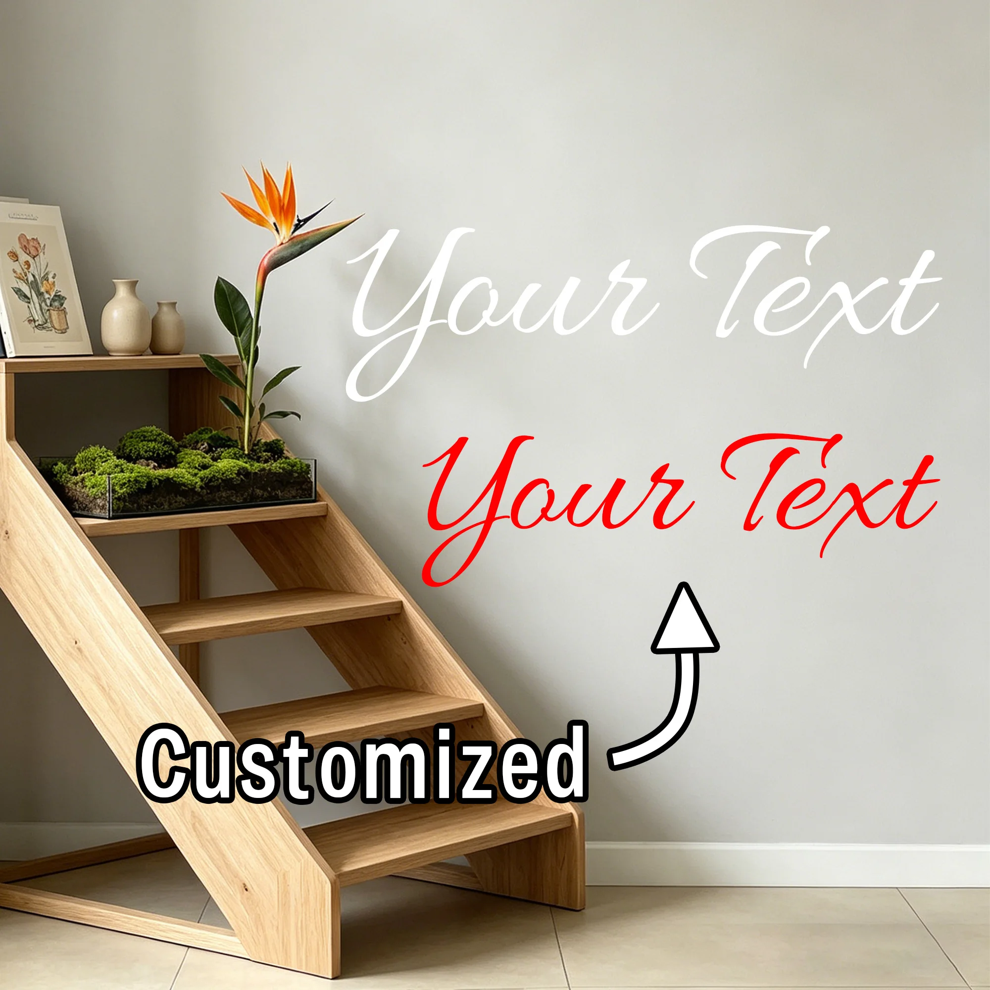 1PC Personalized Custom Wall Stickers DIY Decals for Mirror Backdrop Decor for Birthday Party Graduation Wedding Christmas Decor image 4