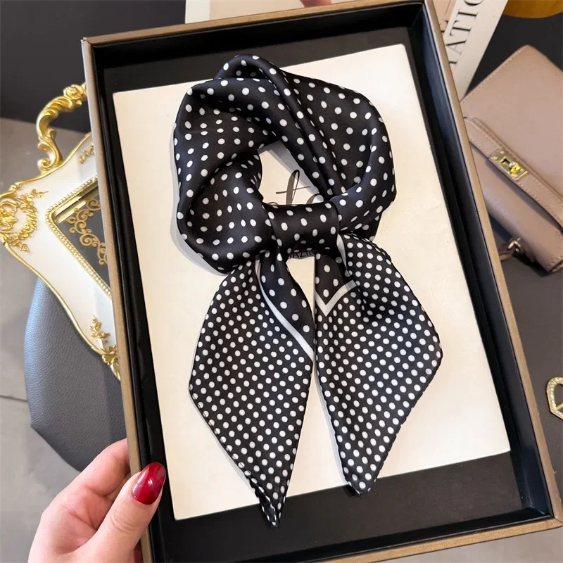 

Korean Fashion Luxury Silk Scarfs Square Scarf Scarf Kerchief Popular Silk Scarves Bandanna Wraps Scarf Decoration Shawl