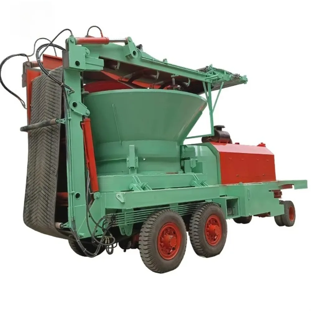 Automatic Tree Branch Stump Disc Garden Shredder Wood Chipper Machine Root Grinder Crushing Weed Crusher
