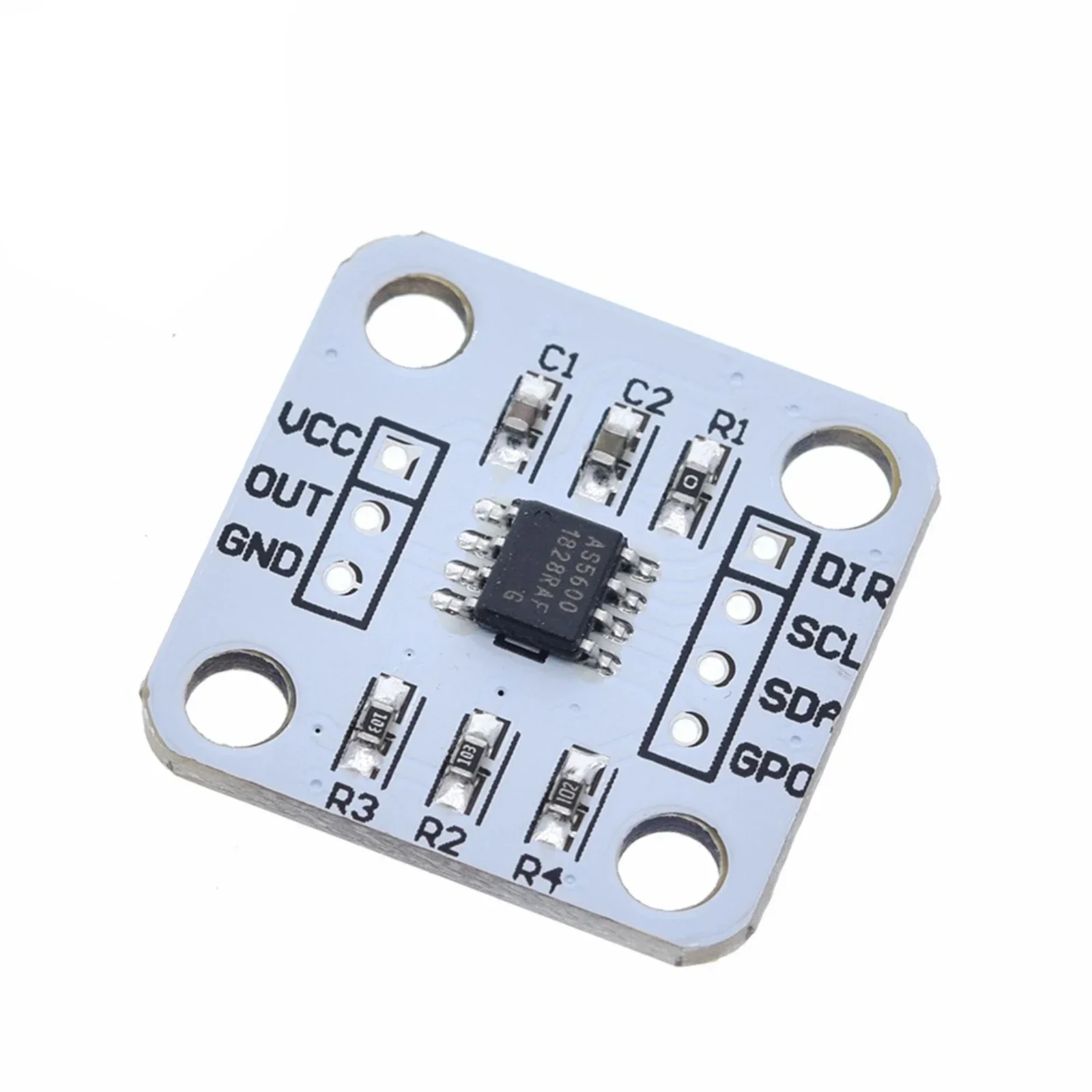 5PCS AS5600 Magnetic Encoder Module 12-Bit High Precision Angle Measurement Sensor 5-Pack for Robotics Projects