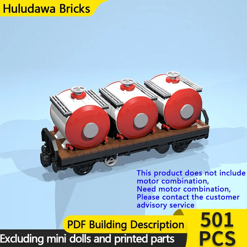 

Модель городской автомобиль MOC, строительные кирпичи, 4-колесный планшетный фургон с танками, модульная технология, детские праздничные подарки, сборка игрушек, костюм