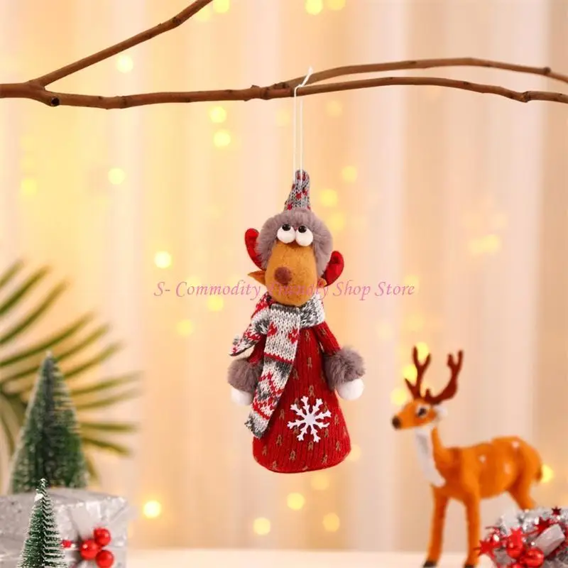 85AE Nordic Collectable for Doll Mini Hanging Ornament for Room Holiday Party G