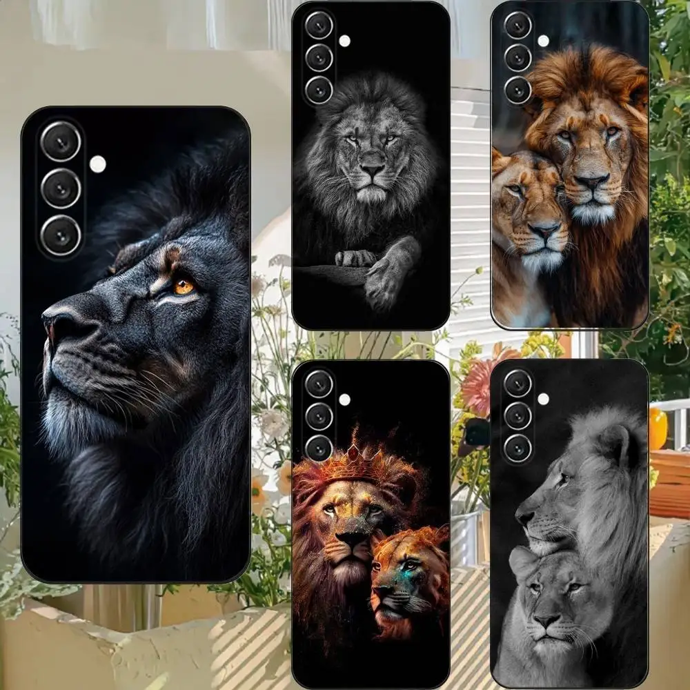 

The Lion Phone Case Phone Case For Samsung S25,S24,S21,S22,S23,S30,Ultra,S20,Plus,Fe,Lite,Note,10,9,5G Black Cover
