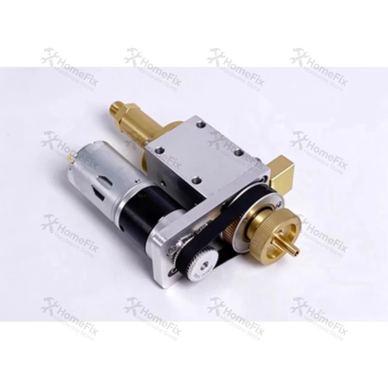 Rotating Head Assembly with Motor 12V24V,Electrode Tube Rotary Spare Part for Small‑Hole EDM Fine Hole Drilling Punching Machine