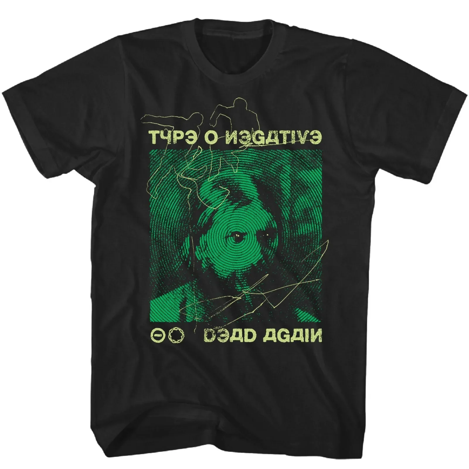 Type O Negative Dead Again Outline Mens T Shirt Music Classic Band Tee Black