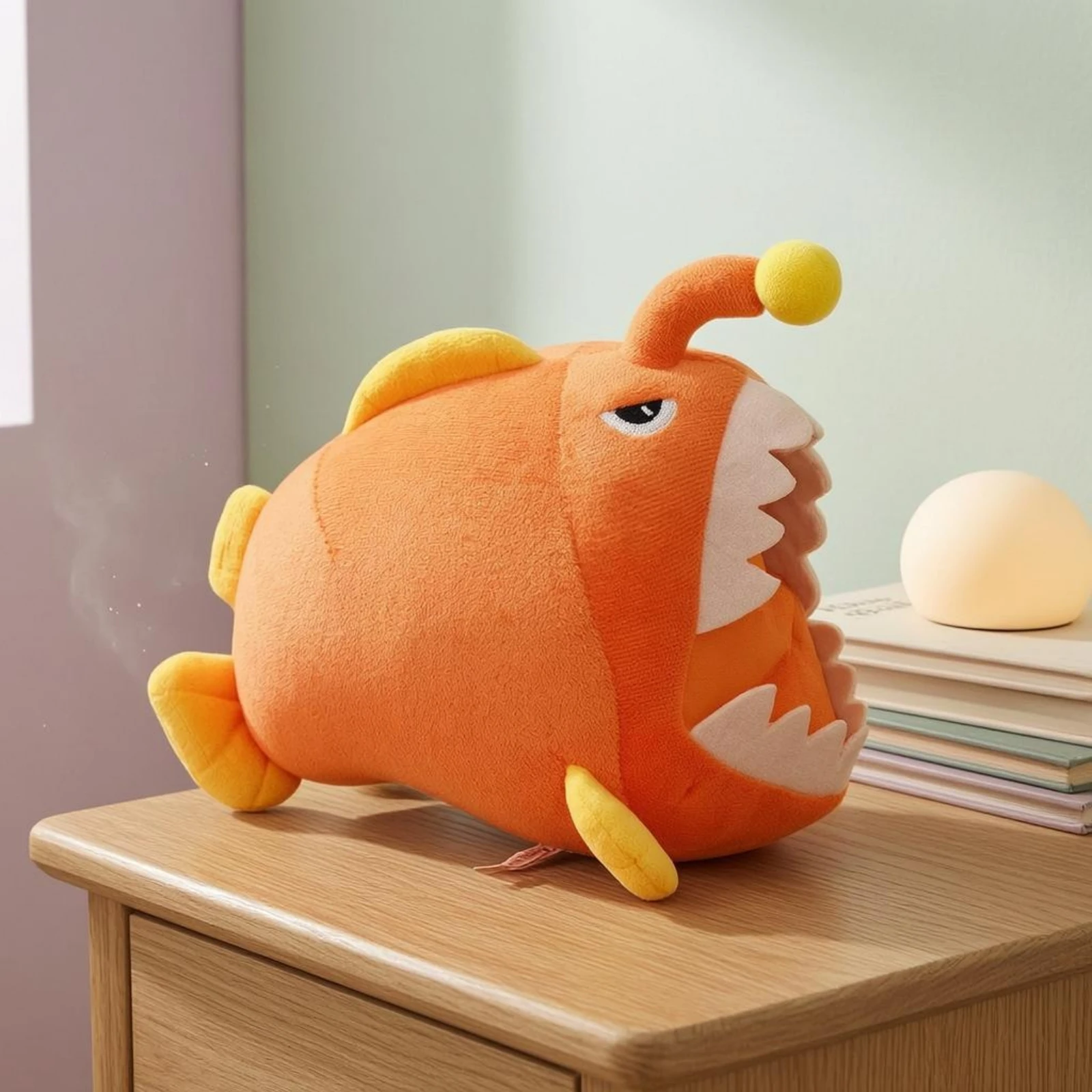 ランタン海洋生物ぬいぐるみ-ppコットン製海洋生物人形ぬいぐるみオレンジ色