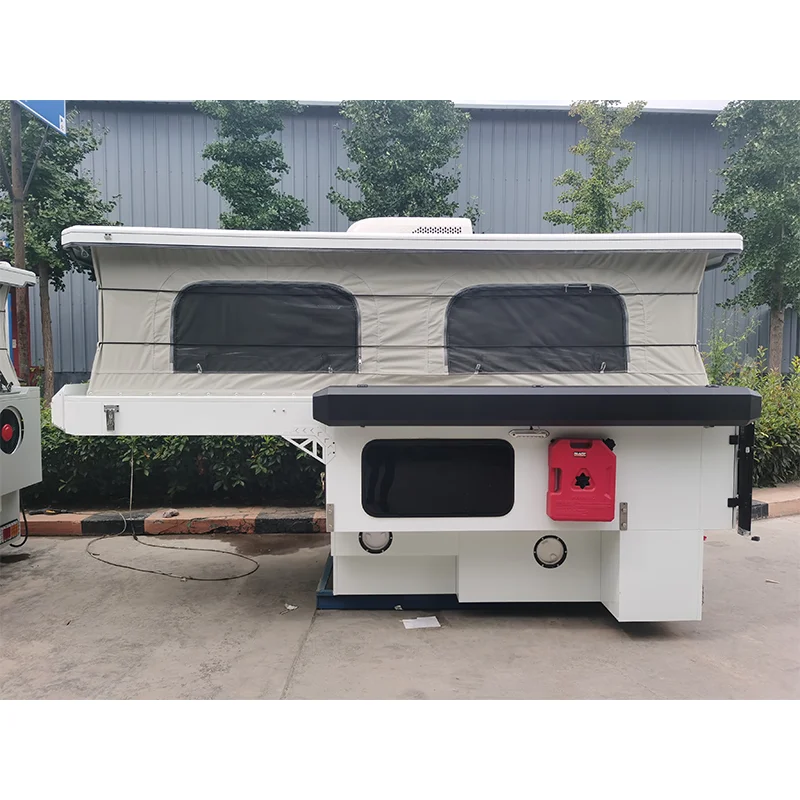 Aluminum Slide on Camper 4x4 Pickup Truck Camper RV Pop up Tent Mini Travel Trailer Pickup Camper Truck