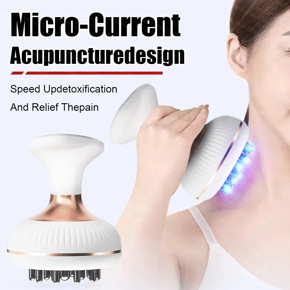 

Electric Meridian Brush Gua Sha Body Massager EMS Microcurrent Scraping Lymphatic Drainage Machine Fat Burner