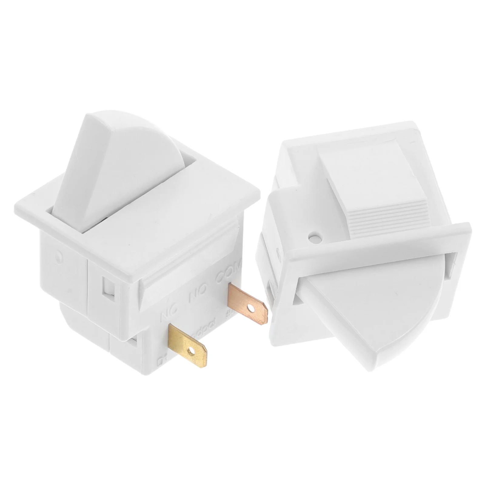 2 Pcs Refrigerator Light Switch Fridge Repair Door Lamp Component Replacement Metal Accessories Switches