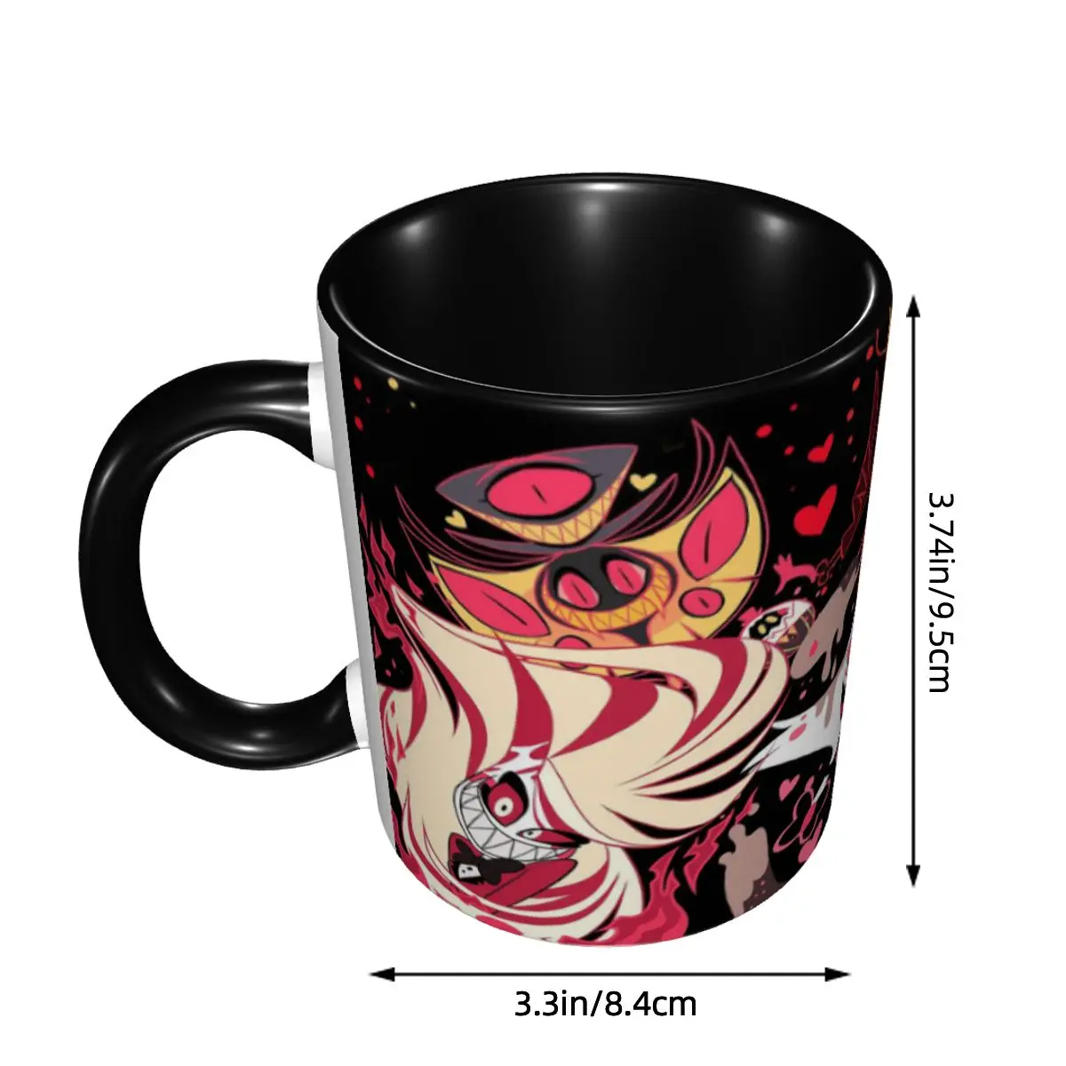 Hazbines Hoteles Alastor Vox 2 Coffee Mugs Funny Tea Cups Gifts For Women Men 3