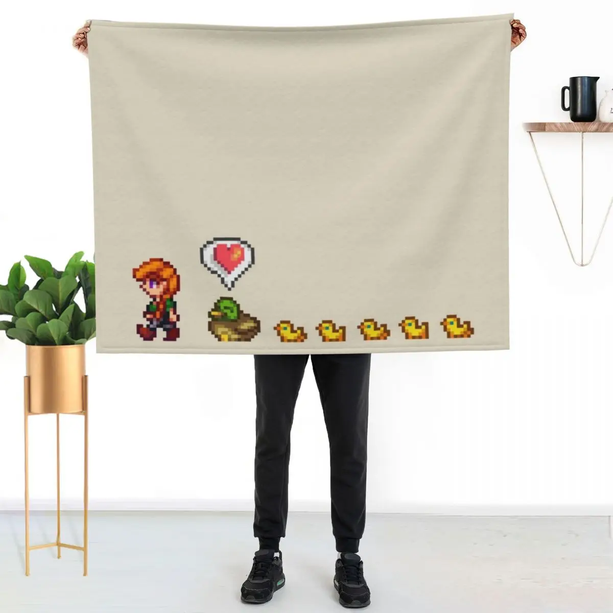 Ducklings of the Valley Throw Blanket warm winter Soft Plaid Luxury Brand Extra Large Throw Cute Cute Plaid Blankets