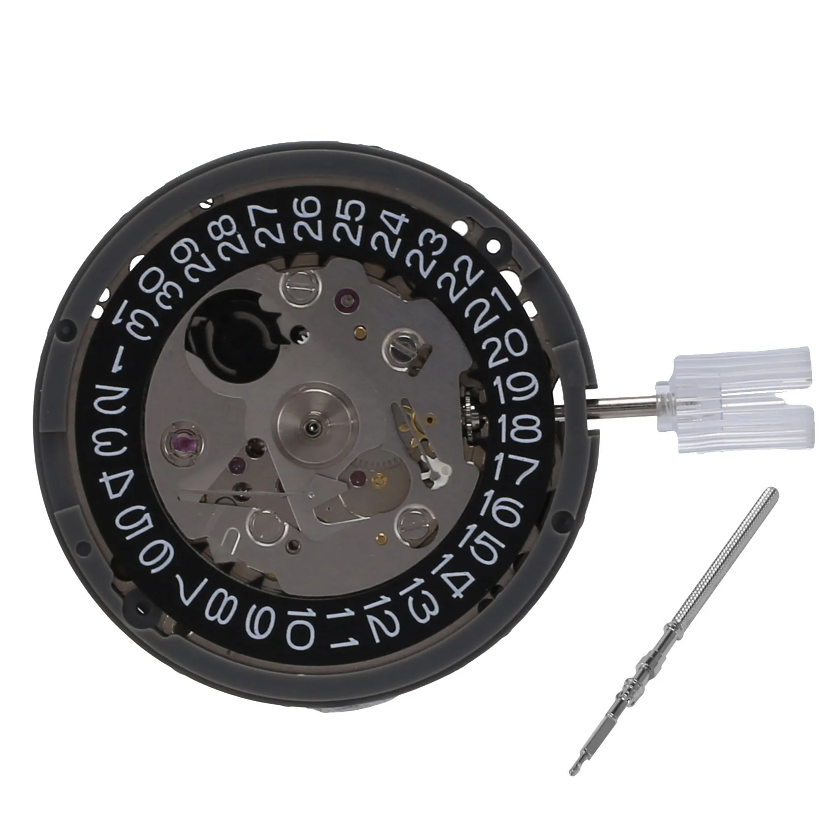 SLQZT Automatic Mechanical Movement NH35/NH35A Date At 4.2 Black Japan Clock Mechanism 24 Jewels Watch Parts