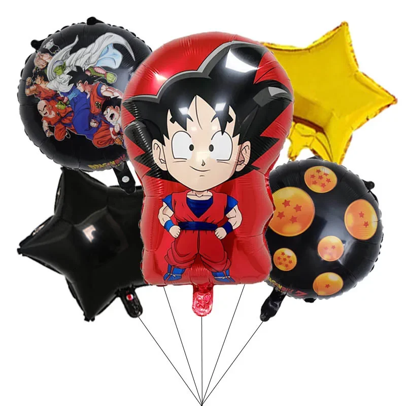 Dragon Ball Z Foil Balloon Goku Figure Balloons Vegeta Ballon Party Decorative Ballons Photo Props Birthday Decorations Boy Gift