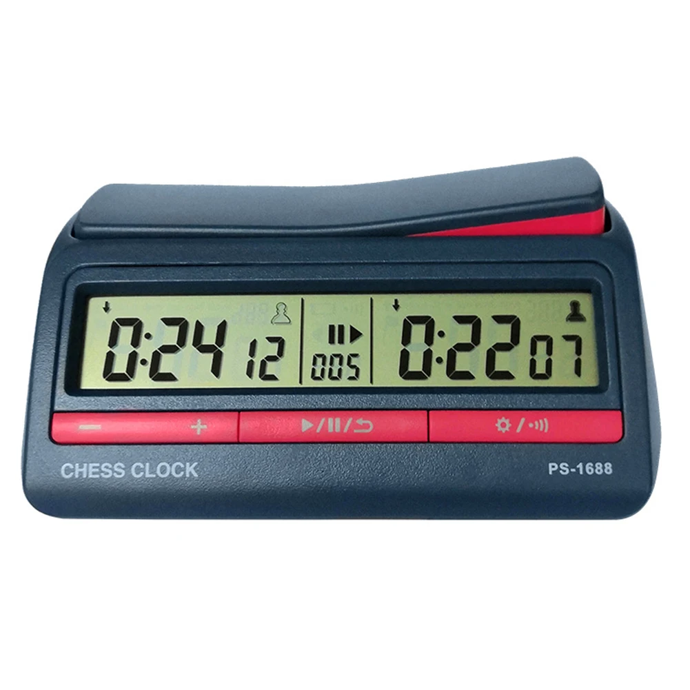

Count Up Down Timer Professional Digital Chess Clock Plastic Battery Powered Multifunctional Lightweight for Family Personal Use