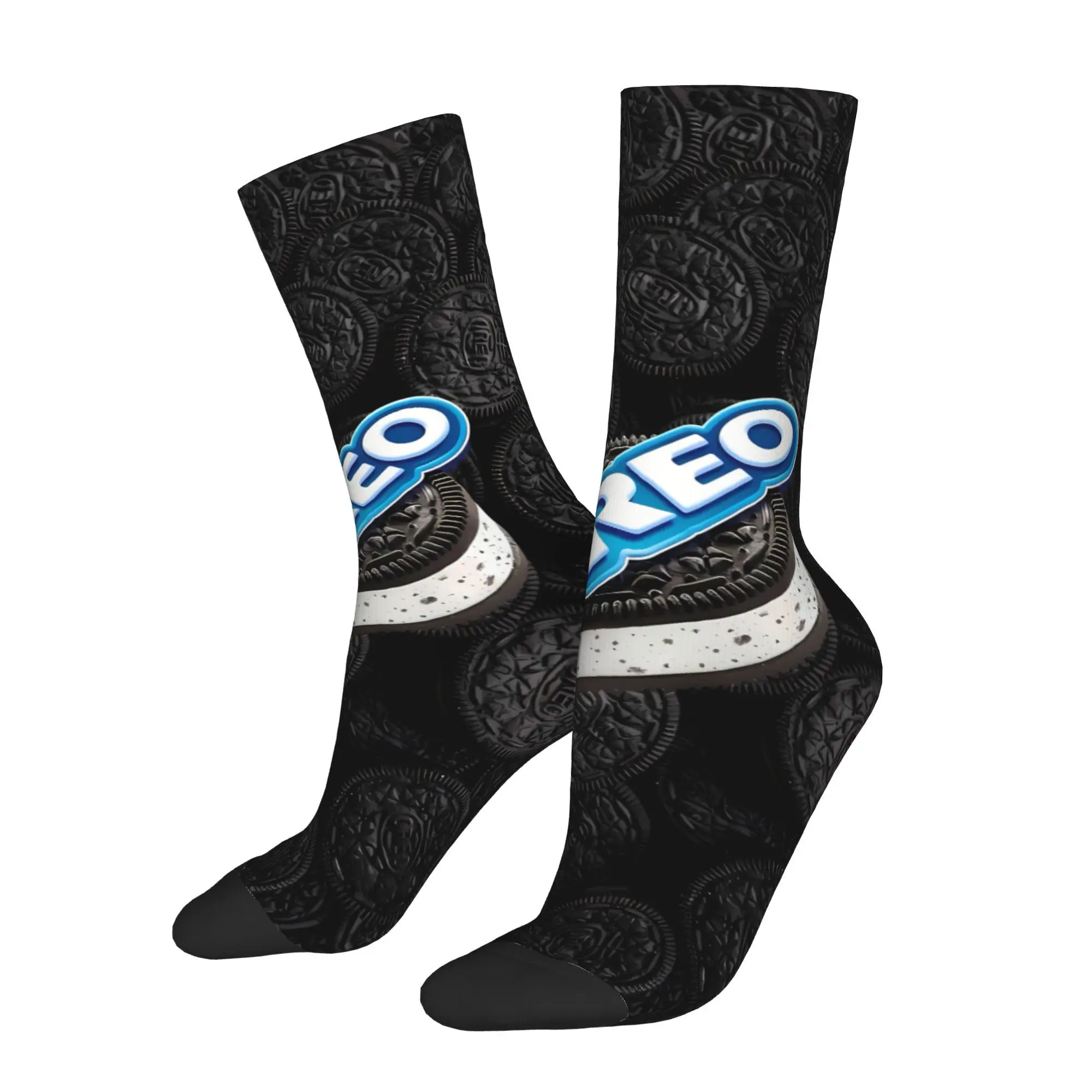 

Носки для шоколадного печенья с принтом, мужские полиэстеровые