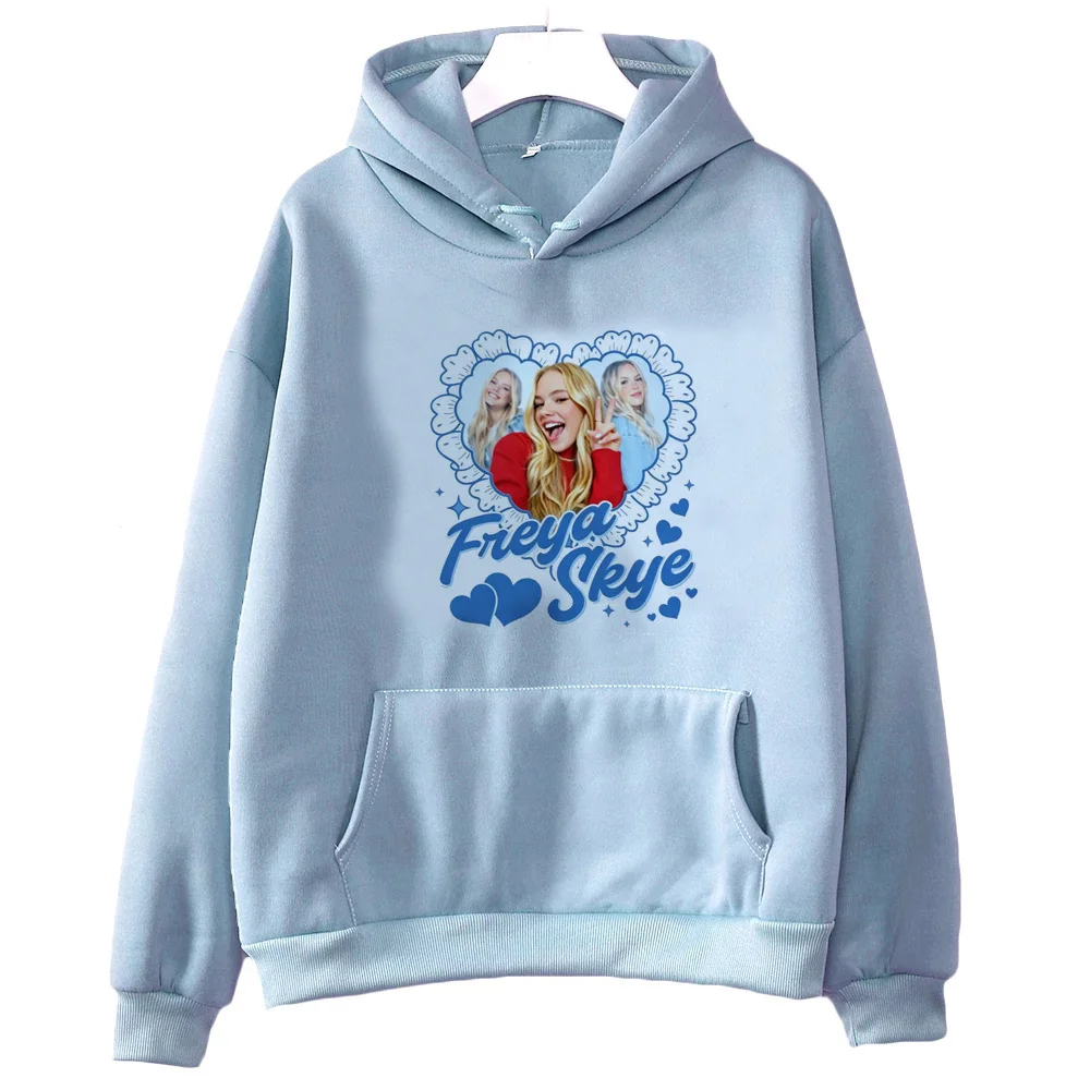Freya Skye hoodies fashion tops cartoon 2026 sudadera mujer long sleeve Korean Sport Coat