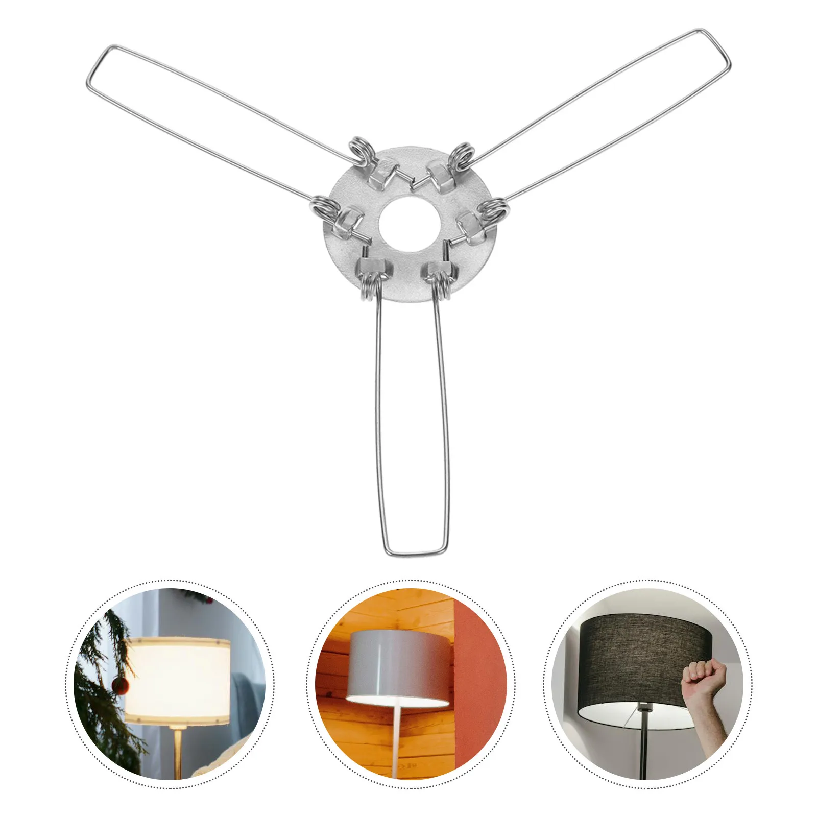 10 pçs abajur primavera clipes durável elástico sombra adaptadores forte força de fixação fixadores para pingente lâmpadas de mesa de parede