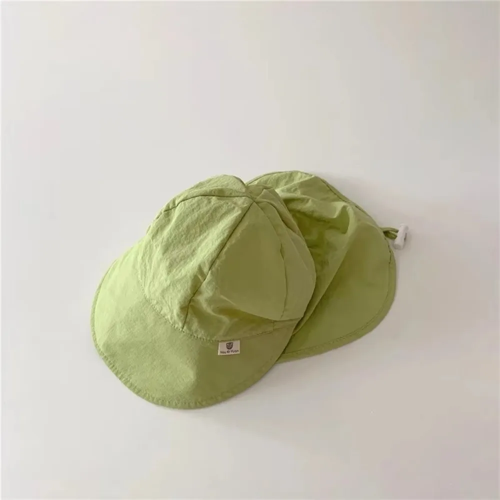 New Quick-drying Sun Hat Wide Brim Outdoor Beach Bucket Hat UV Protection Summer Sunscreen Caps Boys Girls