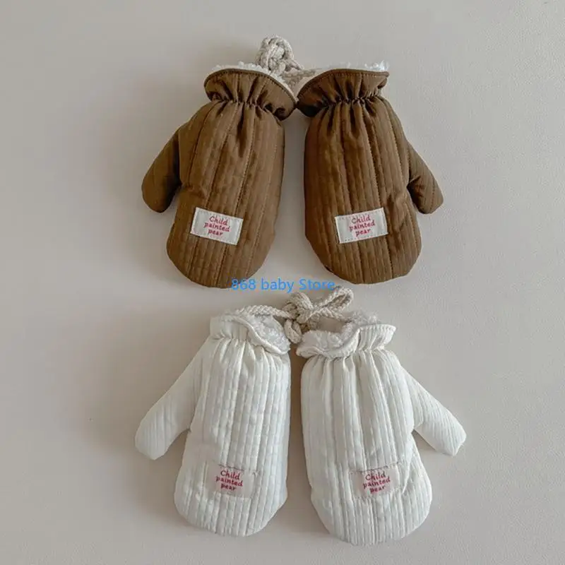 29EE Baby Mittens Cotton Baby Gloves Infant Mittens Thickened Gloves for Boy Girls