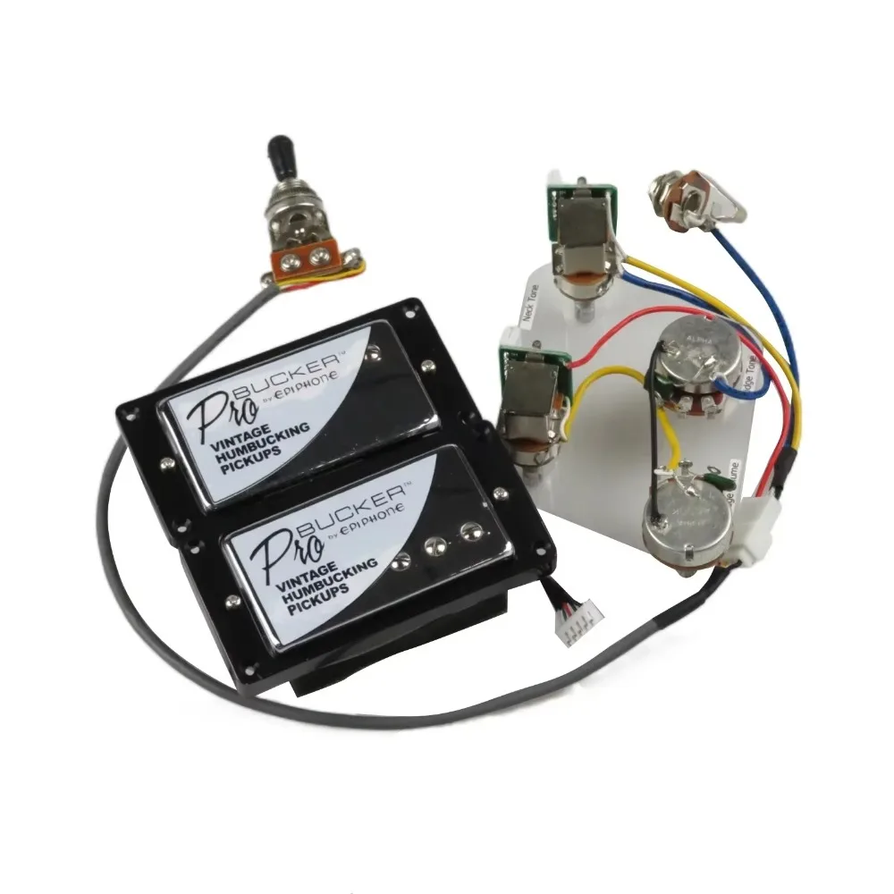 

Набор гитарных звукоснимателей Shop Bo-Hong Store: Alnico 5 ProBucker Humbucker с проводкой Push/Pull для гитарного оборудования и аксессуаров