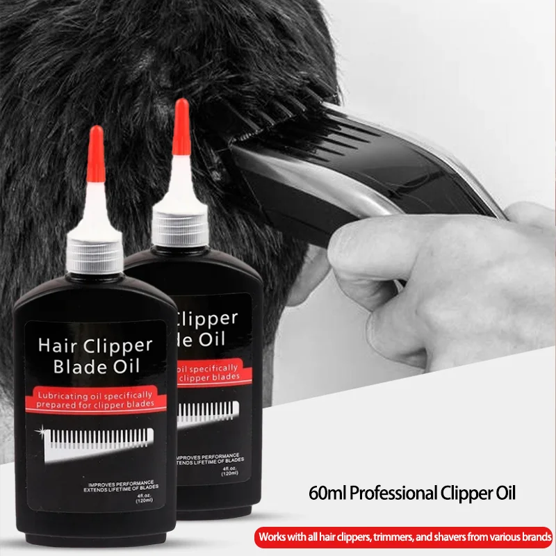 120ml Hair Clipper Oil - Anti-Rust Maintenance Lubricant, Long-Lasting Mineral Oil, Noise Reduction, Odorless for Trimmer Blades