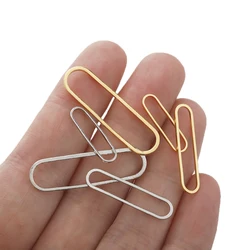 Brass Oval Gold Plated Frame Link Hollow Bezel Hoop Connector For DIY Earrings Necklace Bracelet Jewelry Making Accessories