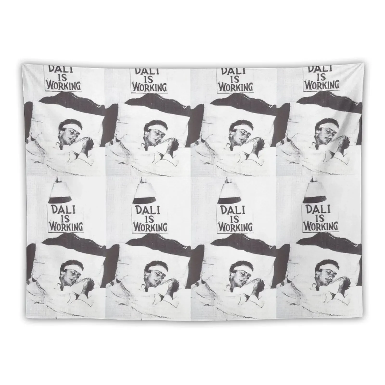 

Dali is Working / Sleeping Tapestry Wall Art Bedroom Decor Aesthetic Tapestry