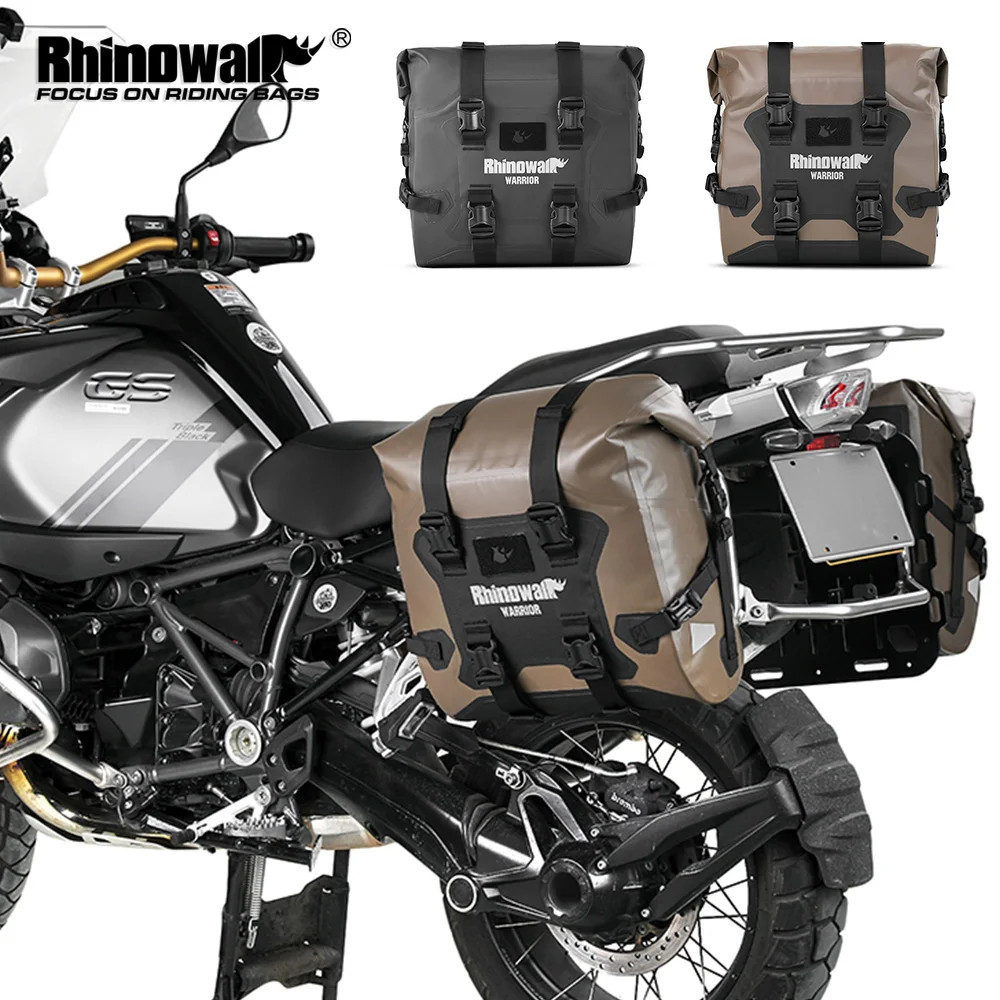 

Rhinowalk Motorcycle Saddle Bag Waterproof Anti-Fall Quick-Release Pannier Bag Riding Storage Bag For Bmw Cf With Inner Support
