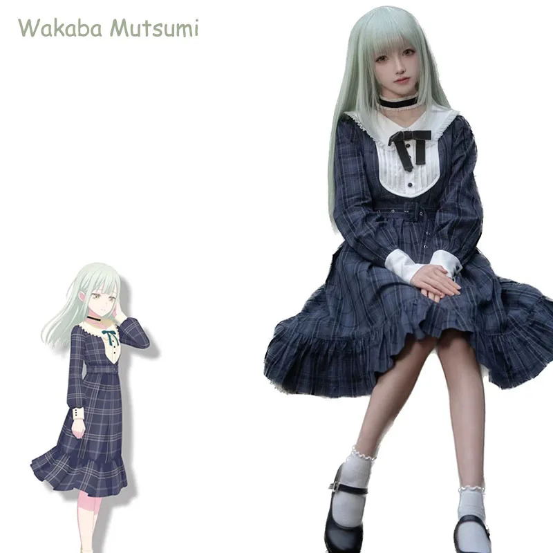

Ainme Wakaba Mutsumi Cosplay Costumes Mutsumi Role Play Uniform Halloween Christmas Carnival Dress For Women Girl