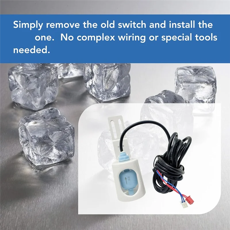 【24 Hours Sale】2 In 1 Ice Maker Water Float Switch With Temperature Sensor For Commercial Ice Maker Cotlin Etc Ice Makers