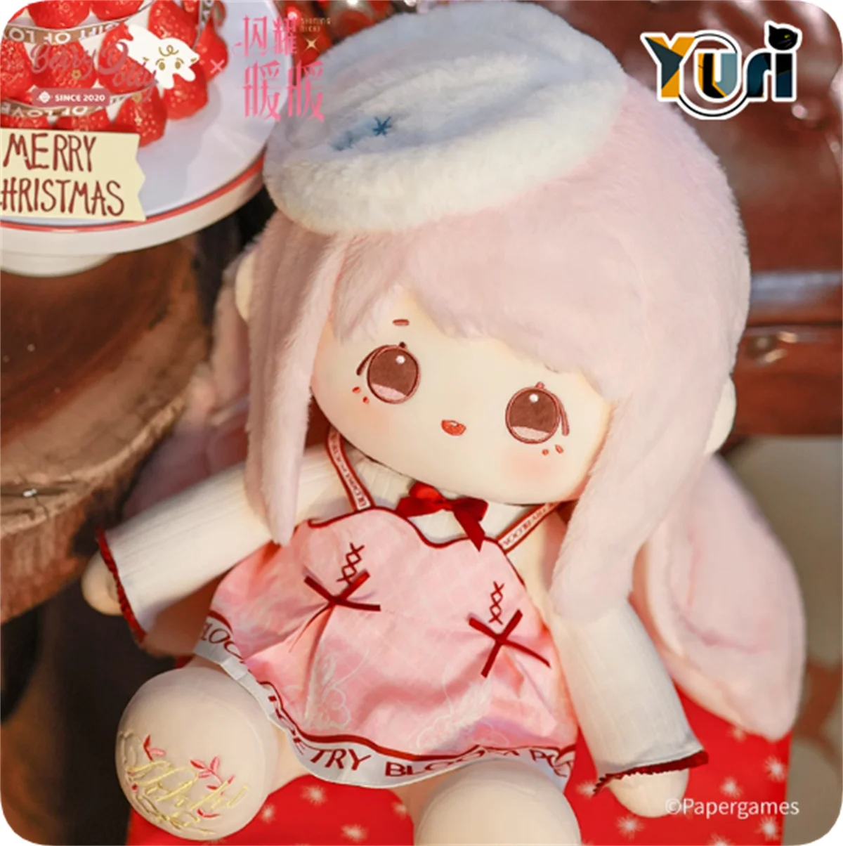 Yuri Game Shining Nikki Plush 40cm Doll Body Toy Dress Up Clothes Costume Outfit Skirt Cosplay Anime Fan Gift Cute