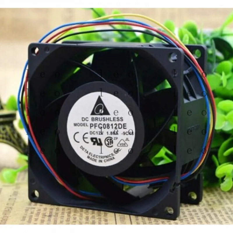 

AA Delta PFC0812DE DC12V 3.30A cooling fan 80*80*38mm 4wire